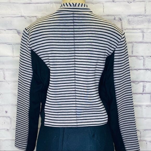 RACHEL Rachel Roy Frankie Striped Open Blazer - Picture 4 of 11